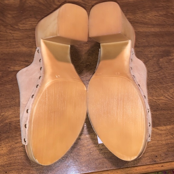 Avellini Stack Heeled Suede Sandals - Picture 5 of 7